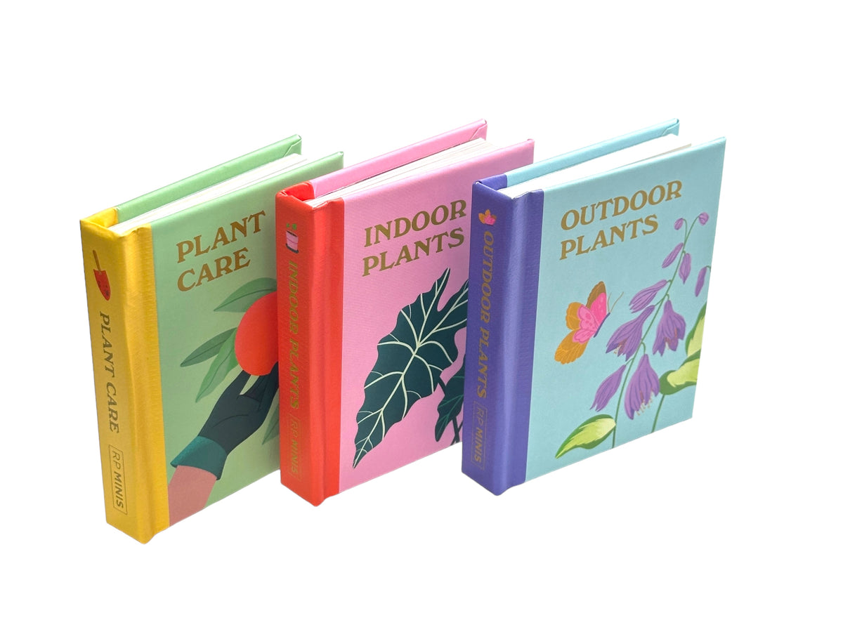 indoor plant care books Plant Lover's Box Set mini books hardcover 130p each plant care, outdoor, indoor – USAminiBooks