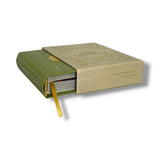 Two books, one green and one beige, with decorative text on a white background 102 Dalmatas