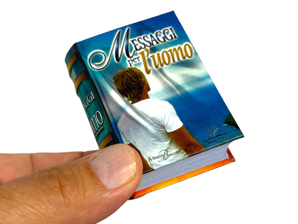 Messaggi per L'uomo mini book hardcover 430p hundreds of thoughts famous figures