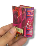 beautiful Frases de Amor Spanish hardcover 2.65" high mini book 440 color pages