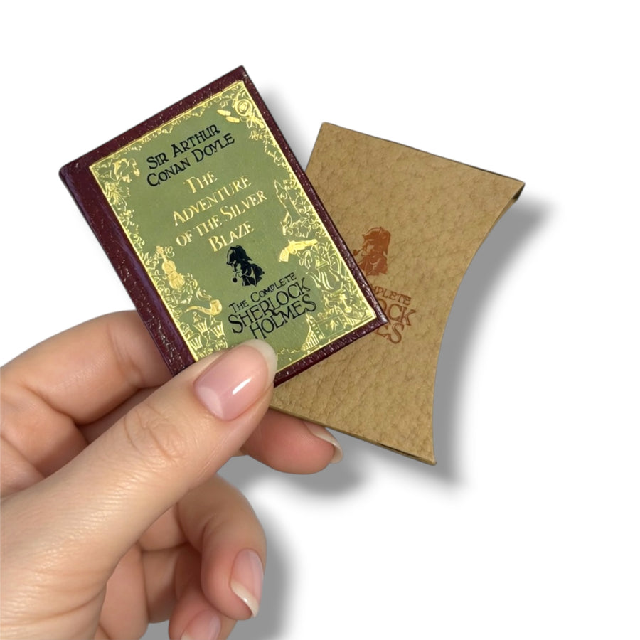 Miniature Book The Adventure of the Silver Blaze Sir Arthur Conan Doyle. Leather