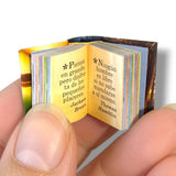 miniature book LUZ 3-vol set with stand readable collectable scale 1:12