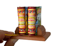 Biblia Infantil set of 2, Antiguo y Nuevo Testamento mini books w/ stand illustr