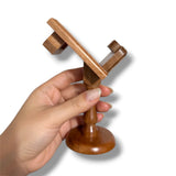 new lectern book holder for miniature tiny or small books real wood 6 in tall