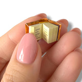 Santa Biblia micro book 0.5 in H