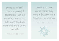 Self Care. Inspirations and Meditations